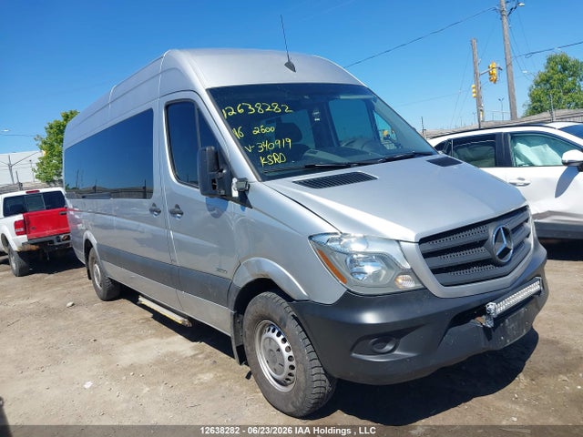 Продажа на аукционе авто 2016 Mercedes-benz Sprinter 2500 High Roof, vin: WDZBE8DD2GP340919, номер лота: 12638282