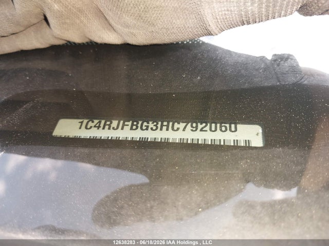 1C4RJFBG3HC792060 Jeep Grand Cherokee Limited