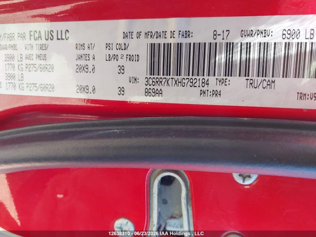 RAM 1500 St 2017 3C6RR7KTXHG792184 Image 9