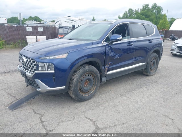 12638324 :رقم المزاد ، 5NMS3DAJXNH395648 vin ، 2022 Hyundai Santa Fe Sel مزاد بيع