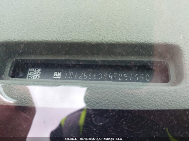 Продаж на аукціоні авто 2010 Chevrolet Malibu Ls, vin: 1G1ZB5E06AF231550, номер лоту: 12638347