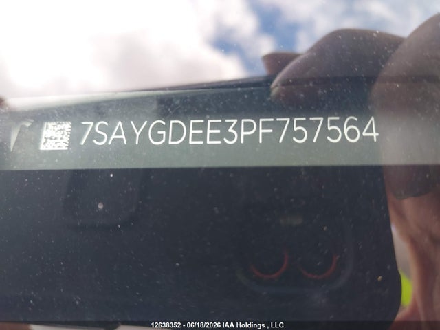 Продаж на аукціоні авто 2023 Tesla Model Y Long Range, vin: 7SAYGDEE3PF757564, номер лоту: 12638352