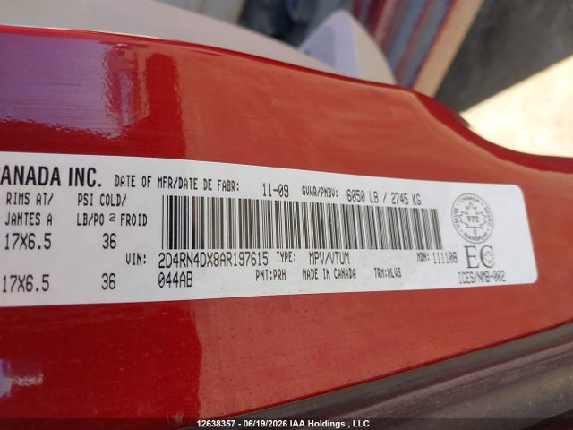 Продаж на аукціоні авто 2010 Dodge Grand Caravan Se, vin: 2D4RN4DX8AR197615, номер лоту: 12638357