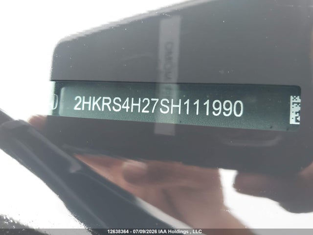 12638364 :رقم المزاد ، 2HKRS4H27SH111990 vin ، 2025 Honda Cr-v مزاد بيع