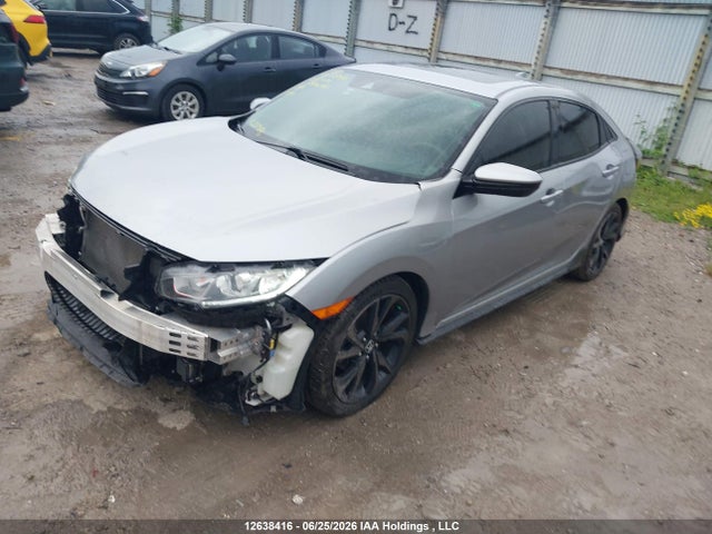 12638416 :رقم المزاد ، SHHFK7H44JU306088 vin ، 2018 Honda Civic Sport مزاد بيع