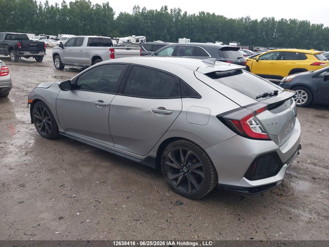 12638416 :رقم المزاد ، SHHFK7H44JU306088 vin ، 2018 Honda Civic Sport مزاد بيع