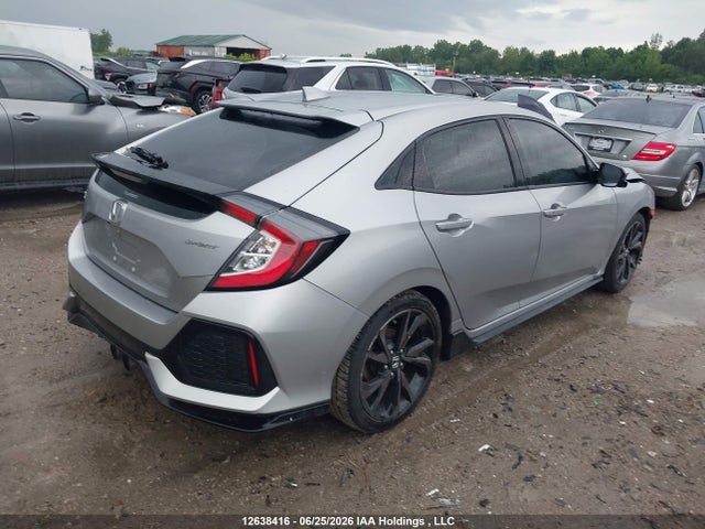12638416 :رقم المزاد ، SHHFK7H44JU306088 vin ، 2018 Honda Civic Sport مزاد بيع