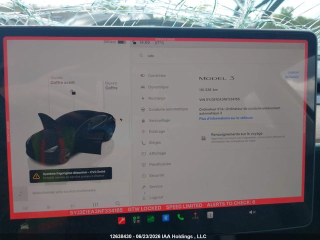 Tesla Model 3 Rwd/standard Range 2022 5YJ3E1EA3NF334165 Image 7