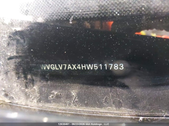 WVGLV7AX4HW511783 Volkswagen Tiguan Highline