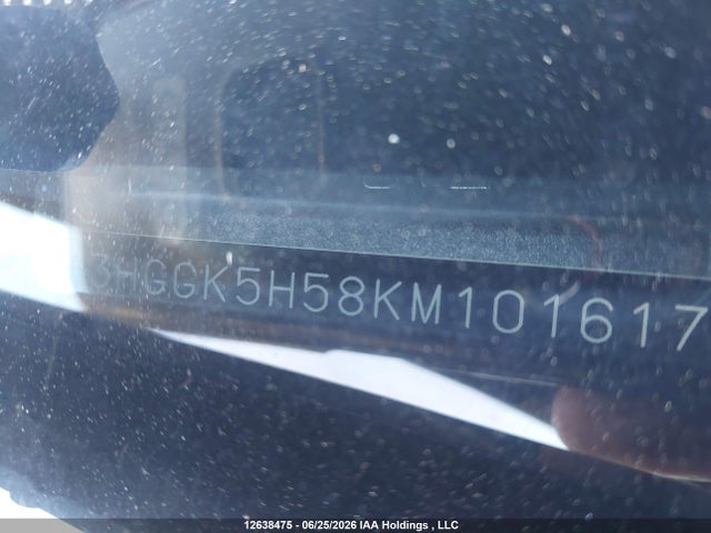 Продаж на аукціоні авто 2019 Honda Fit, vin: 3HGGK5H58KM101617, номер лоту: 12638475