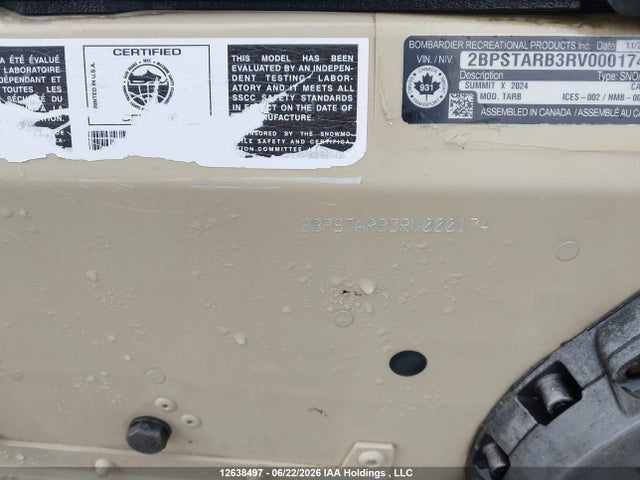 Skidoo X 8tr 2024 2BPSTARB3RV000174 Image 9
