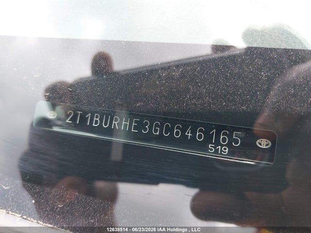 Toyota COROLLA LE 2016 2T1BURHE3GC646165 Image 19