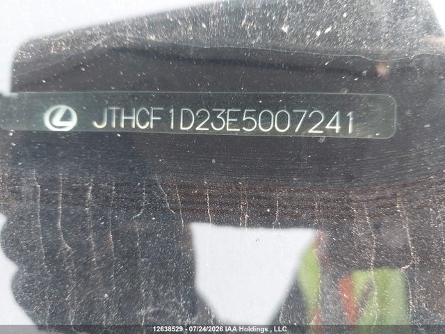 Aukcja sprzedaży 2014 Lexus Is 250, vin: JTHCF1D23E5007241, numer aukcji: 12638529
