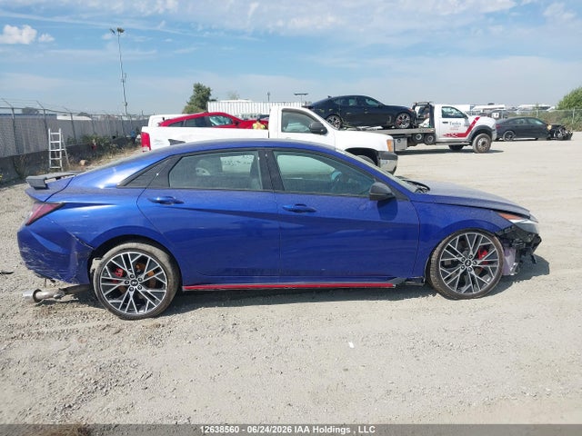 12638560 :رقم المزاد ، KMHLW4AK6NU003421 vin ، 2022 Hyundai Elantra N مزاد بيع