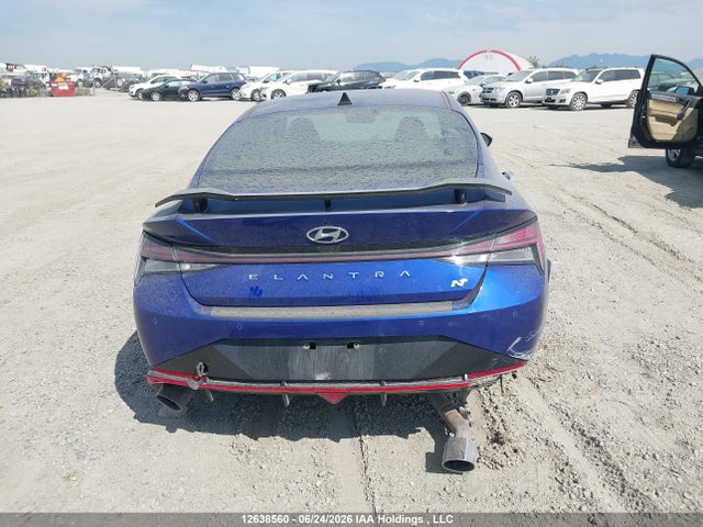 12638560 :رقم المزاد ، KMHLW4AK6NU003421 vin ، 2022 Hyundai Elantra N مزاد بيع