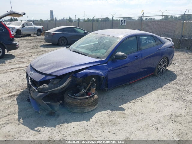 12638560 :رقم المزاد ، KMHLW4AK6NU003421 vin ، 2022 Hyundai Elantra N مزاد بيع