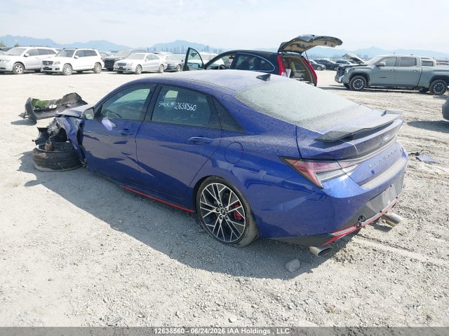 12638560 :رقم المزاد ، KMHLW4AK6NU003421 vin ، 2022 Hyundai Elantra N مزاد بيع
