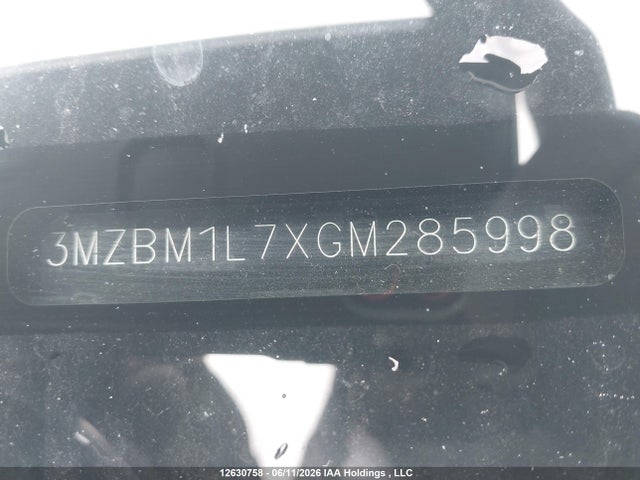 2016 Mazda Mazda3 Gs მანქანა იყიდება აუქციონზე, vin: 3MZBM1L7XGM285998, აუქციონის ნომერი: 12630758