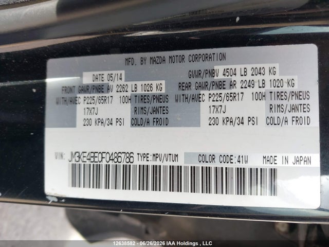 Mazda Cx-5 Gx 2015 JM3KE4BE0F0486786 Image 9