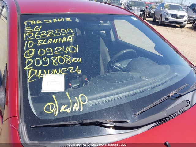 Aukcja sprzedaży 2010 Hyundai Elantra Gls, vin: KMHDU4AD8AU092401, numer aukcji: 12638599