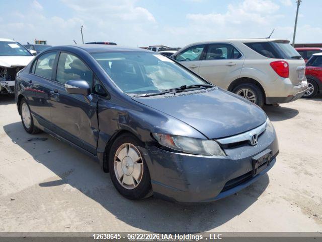 Aukcja sprzedaży 2008 Honda Civic Hybrid, vin: JHMFA36268S801015, numer aukcji: 12638645