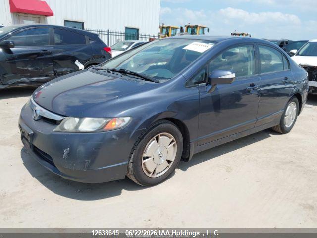 Aukcja sprzedaży 2008 Honda Civic Hybrid, vin: JHMFA36268S801015, numer aukcji: 12638645