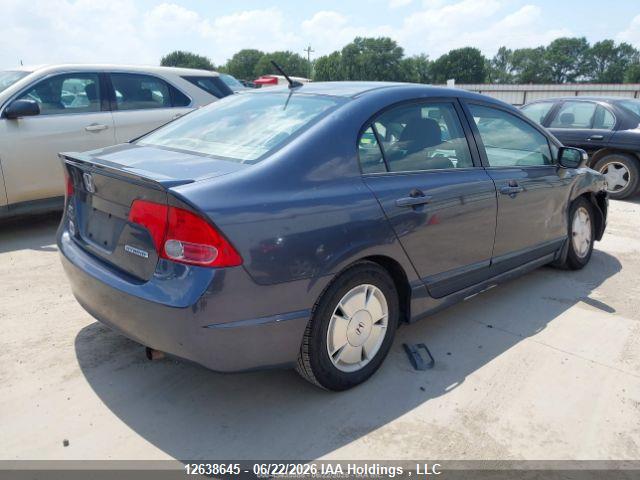 Aukcja sprzedaży 2008 Honda Civic Hybrid, vin: JHMFA36268S801015, numer aukcji: 12638645