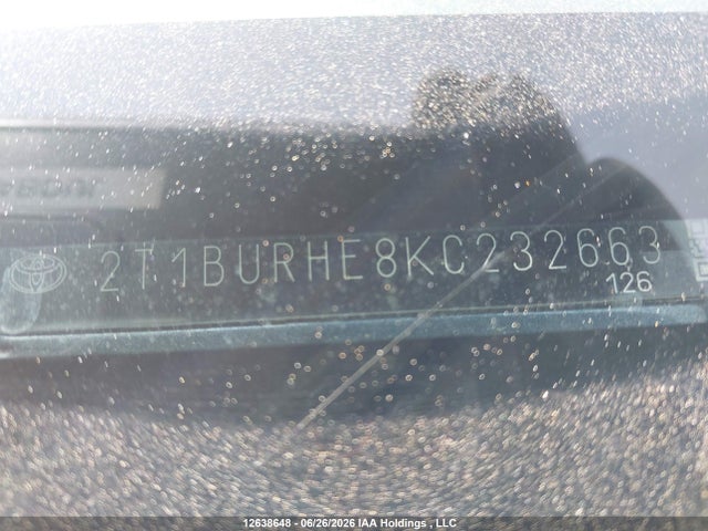 Toyota COROLLA LE 2019 2T1BURHE8KC232663 Image 9