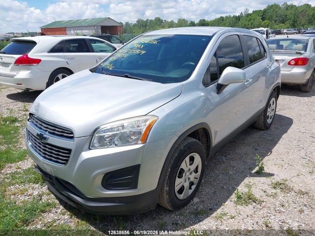 12638656 :رقم المزاد ، 3GNCJKSB0FL255514 vin ، 2015 Chevrolet Trax Ls مزاد بيع