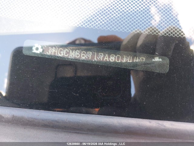 Продаж на аукціоні авто 2007 Honda Accord Ex-l/se, vin: 1HGCM56717A801447, номер лоту: 12638660