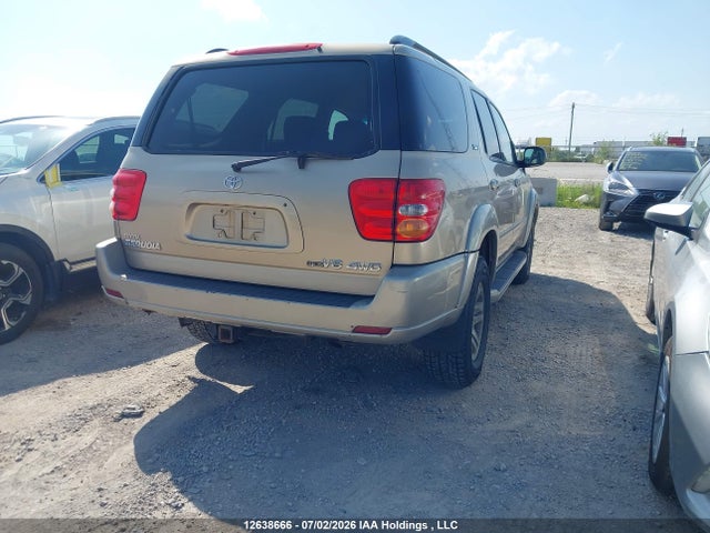 2004 Toyota Sequoia Sr5 მანქანა იყიდება აუქციონზე, vin: 5TDBT44A04S228013, აუქციონის ნომერი: 12638666