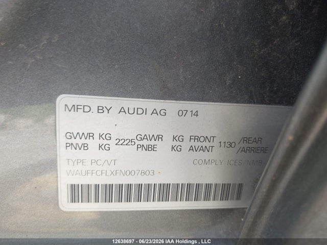WAUFFCFLXFN007803 Audi A4 2.0t Progressiv Plus