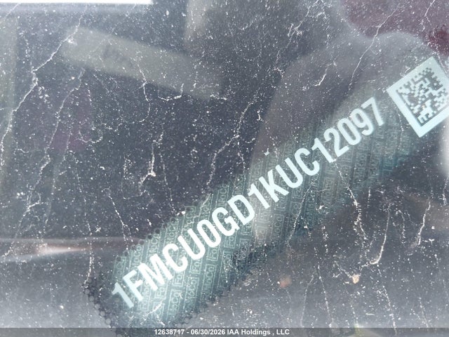 Ford ESCAPE SE 2019 1FMCU0GD1KUC12097 Image 9
