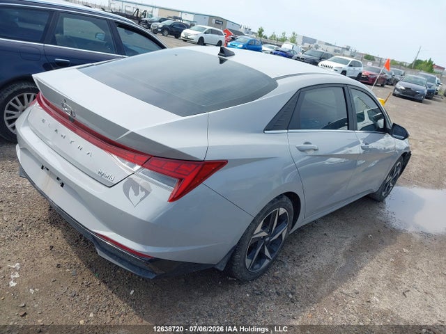 2023 Hyundai Elantra Hybrid Luxury მანქანა იყიდება აუქციონზე, vin: KMHLN4AJXPU047337, აუქციონის ნომერი: 12638720