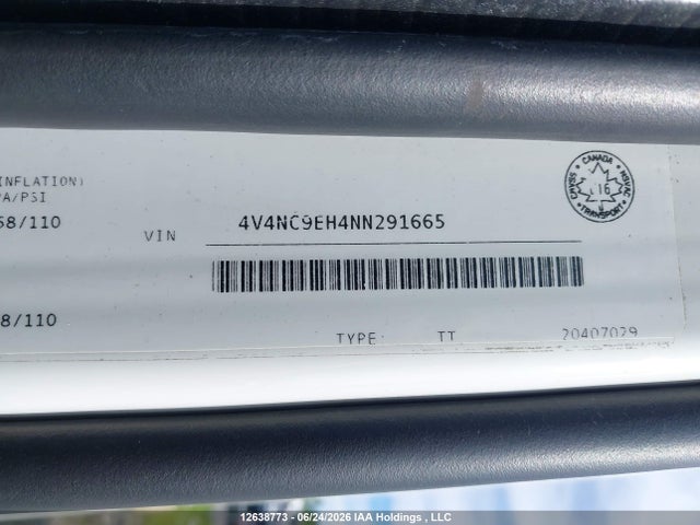 Продажа на аукционе авто 2022 Volvo Vnl, vin: 4V4NC9EH4NN291665, номер лота: 12638773