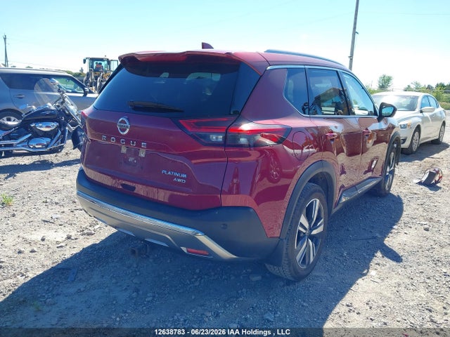 2021 Nissan Rogue Platinum მანქანა იყიდება აუქციონზე, vin: JN8AT3DD9MW316000, აუქციონის ნომერი: 12638783