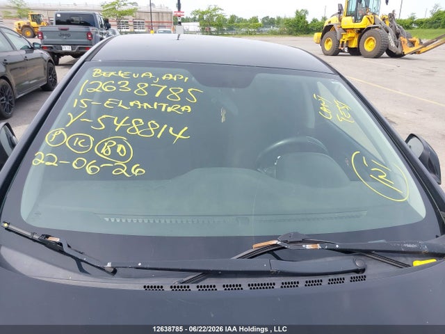 12638785 :رقم المزاد ، 5NPDH4AE9FH548814 vin ، 2015 Hyundai Elantra Gl مزاد بيع