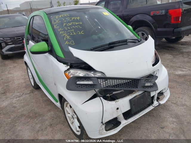 Продажа на аукционе авто 2016 Smart Fortwo Electric, vin: WMEEJ9AA0GK841993, номер лота: 12638794