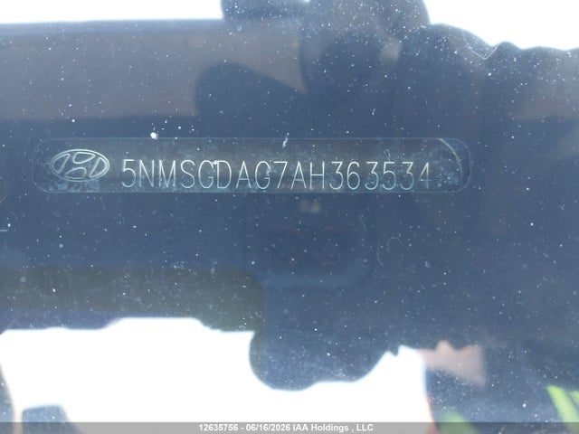 2010 Hyundai Santa Fe Gl 3.5 მანქანა იყიდება აუქციონზე, vin: 5NMSGDAG7AH363534, აუქციონის ნომერი: 12635756