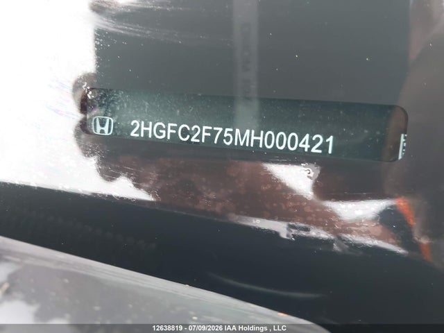 Honda CIVIC EX 2021 2HGFC2F75MH000421 Image 20