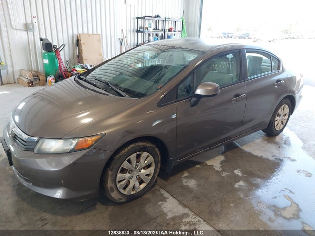 12638833 :رقم المزاد ، 2HGFB2F4XCH032711 vin ، 2012 Honda Civic Lx مزاد بيع