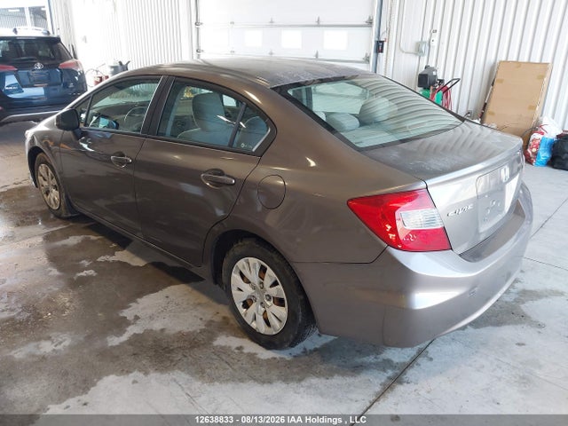 12638833 :رقم المزاد ، 2HGFB2F4XCH032711 vin ، 2012 Honda Civic Lx مزاد بيع