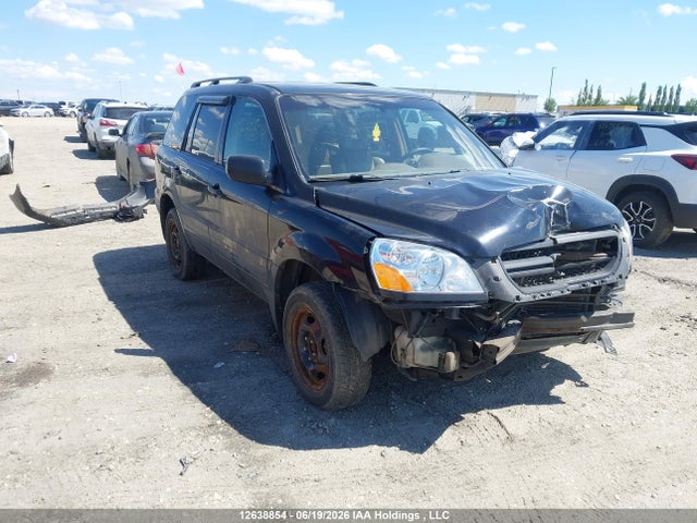 12638854 :رقم المزاد ، 2HKYF18554H585190 vin ، 2004 Honda Pilot Ex-l مزاد بيع
