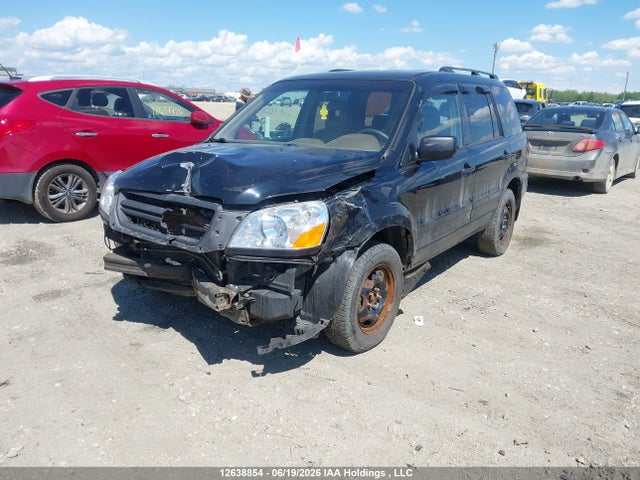 12638854 :رقم المزاد ، 2HKYF18554H585190 vin ، 2004 Honda Pilot Ex-l مزاد بيع