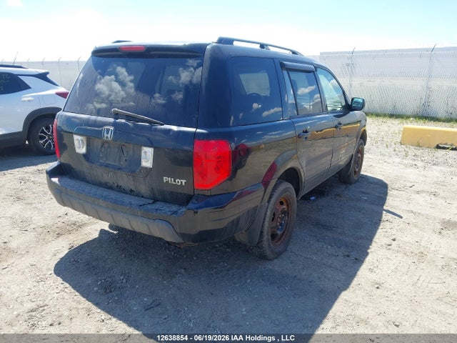 12638854 :رقم المزاد ، 2HKYF18554H585190 vin ، 2004 Honda Pilot Ex-l مزاد بيع
