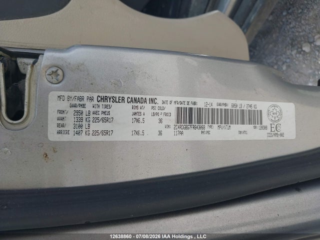 Dodge Grand Caravan Se 2015 2C4RDGBG7FR643068 Image 9