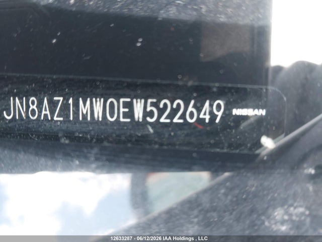 Продаж на аукціоні авто 2014 Nissan Murano, vin: JN8AZ1MW0EW522649, номер лоту: 12633287
