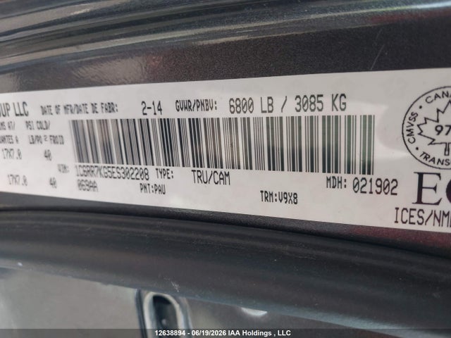 RAM 1500 St 2014 1C6RR7KG5ES302208 Image 9