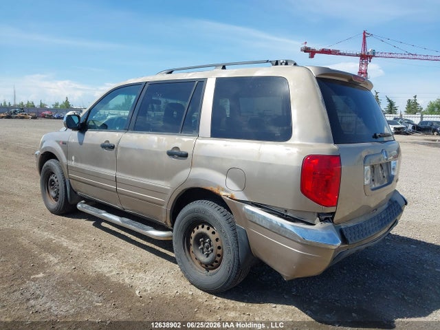 Продажа на аукционе авто 2003 Honda Pilot Ex-l, vin: 2HKYF18503H007402, номер лота: 12638902