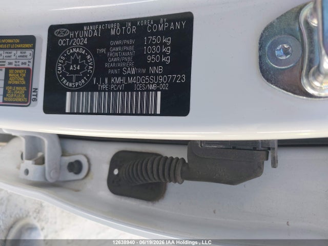 Продаж на аукціоні авто 2025 Hyundai Elantra Sel Sport, vin: KMHLM4DG5SU907723, номер лоту: 12638940